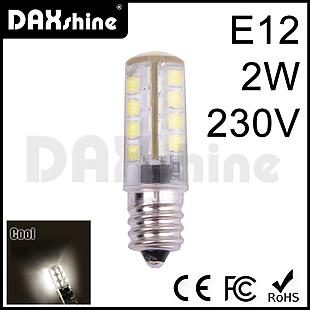 DAXSHINE 35LED E12 2W 230V Cool White 6000-6500K 100-130lm     